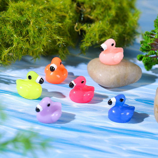 New Flamingo micro landscape diy bonsai succulent small ornaments resin crafts landscaping accessories animal