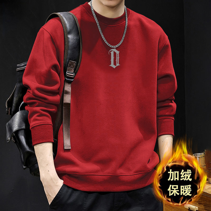 Suéter hombre primavera y otoño marca de tendencia hombre nuevo otoño americano juvenil camisa de manga larga para chicos otoño