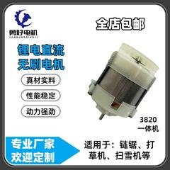 3820 オールインワンリチウム電池 DC ブラシレスモーターチェーンソー草トリマー除雪機電動工具ローターとステーター