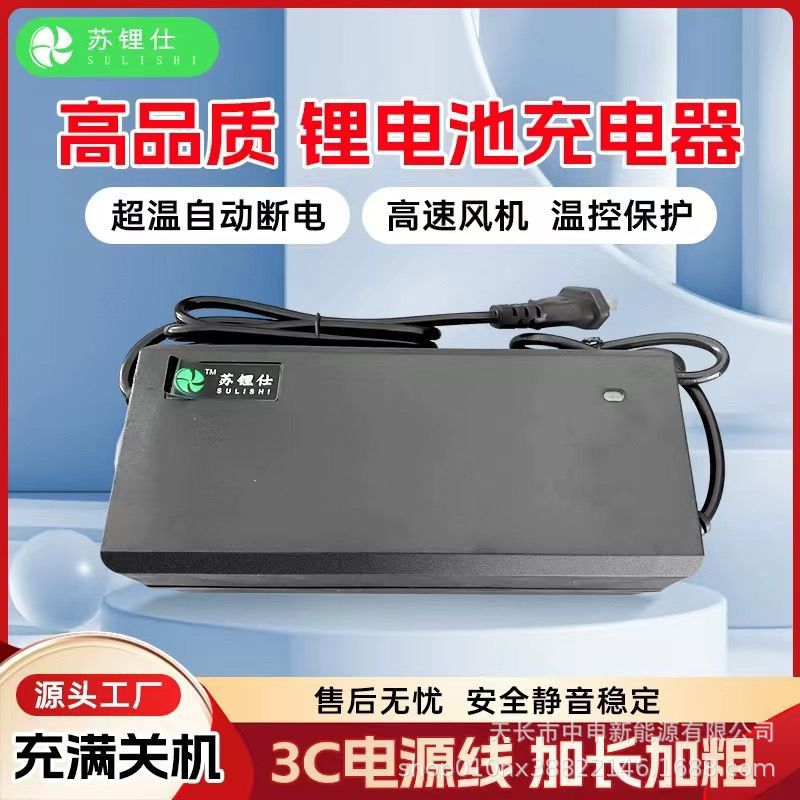 厂家供应48v6A8A10A输出电压54.6v54.8v58.4v58.8v锂电池充电器