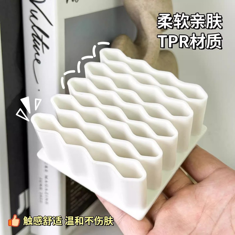 药膏收纳架分格管状药整理神器桌面放胶水条状药品软膏药物置物架|undefined