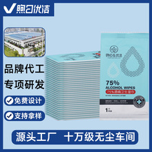 75酒精湿巾单片包装湿巾纸定制一次酒精卫生湿巾酒精消毒湿巾