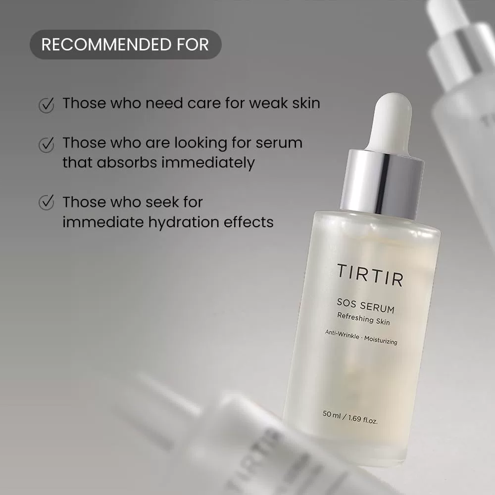 Сыворотка Tirtir SOS Essence, увлажняющая эссенция для лица из Южной Кореи, лёгкая формула