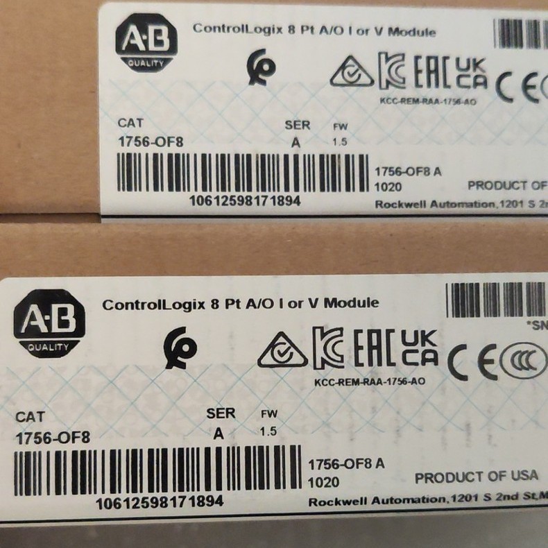 AB罗克韦尔系列模块 1756-OF8 1756-OX8I 全新库存现货议价包邮
