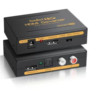 Avedio Links 4K HDMI Audio Extractor Splitter, аудиоконвертер HDMI 1080P