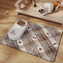 跨境宠物餐垫硅藻泥猫餐狗碗防滑垫狗狗喂食垫吸水大号狗盆防漏食