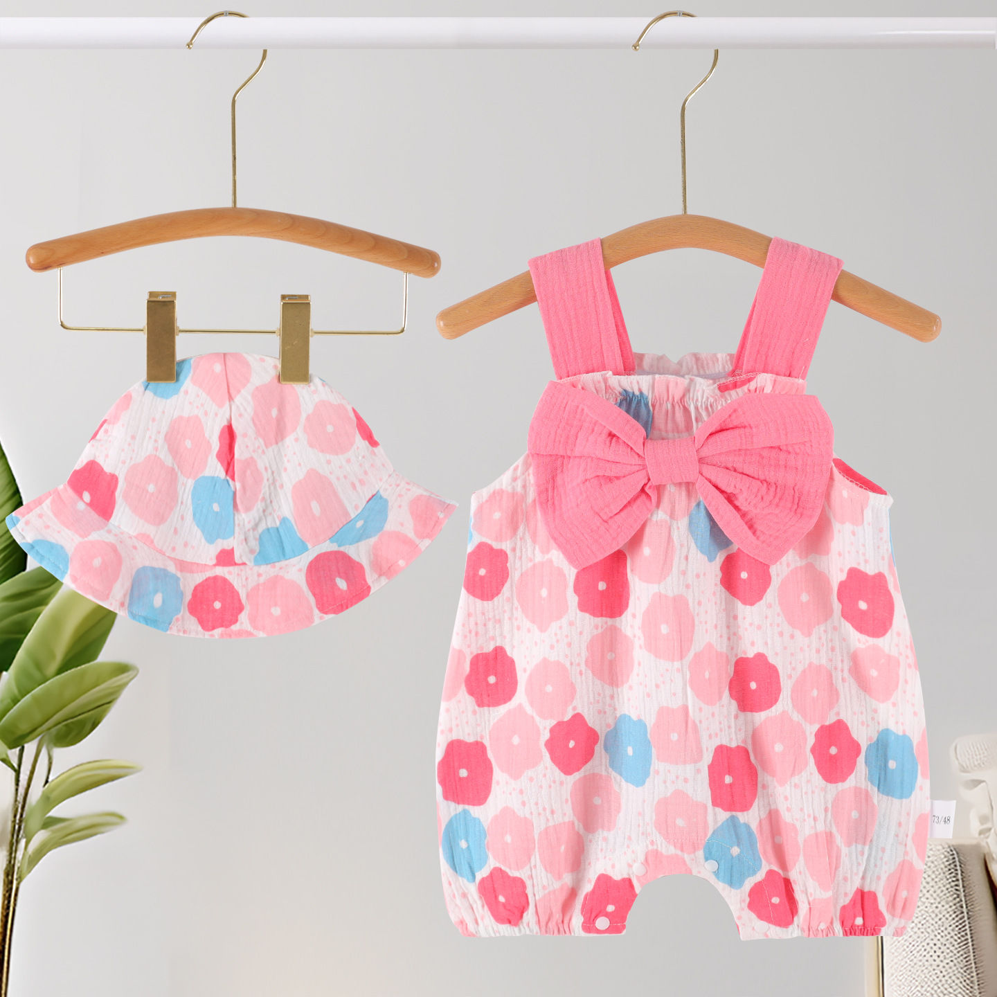 Baby Clothes, Summer Newborn Baby Girl Jumpsuit, Princess Robe, Summer Full Moon and 100 Days Outing, Super Cute Crawling Suit