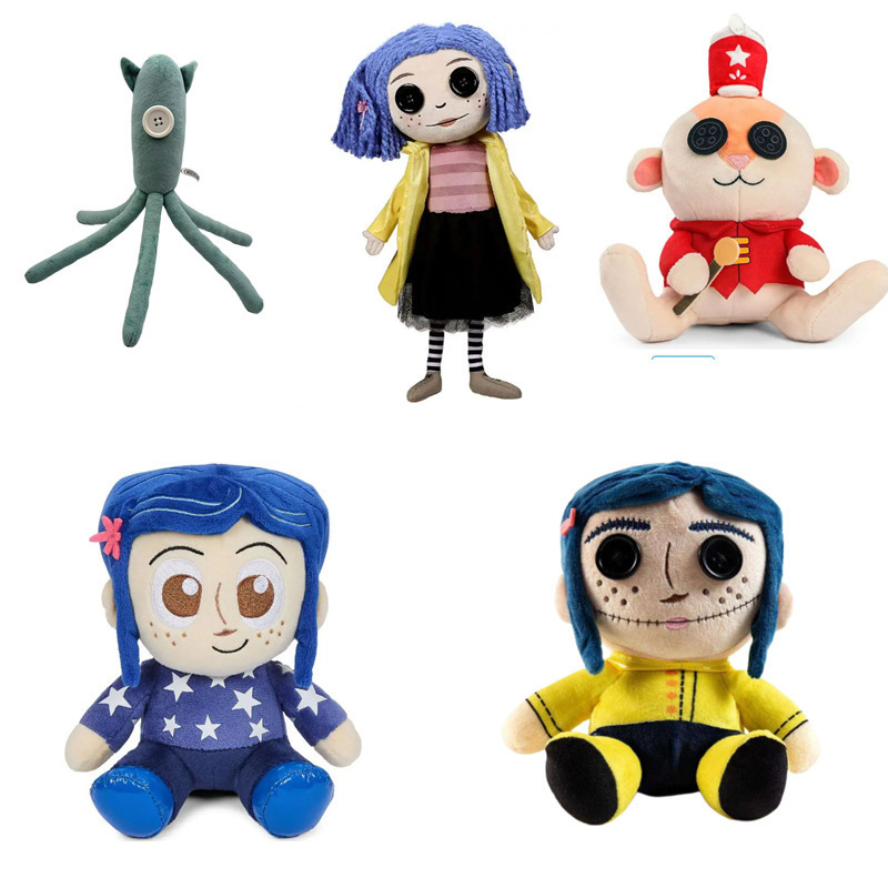 In-Stock Anime Movie Coraline Plush Ghost Mom Plush Toy Doll