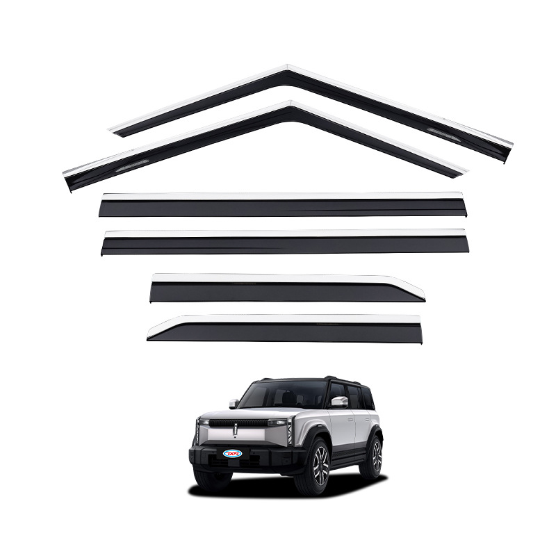 Aplicable icar03 ventana de coche ceja de lluvia parasol especial protección para el sol Chery Jaecoo J6 visor de ventana