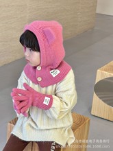韩国儿童手套冬季新款ins纯色个性保暖学生五指宝宝手套批发