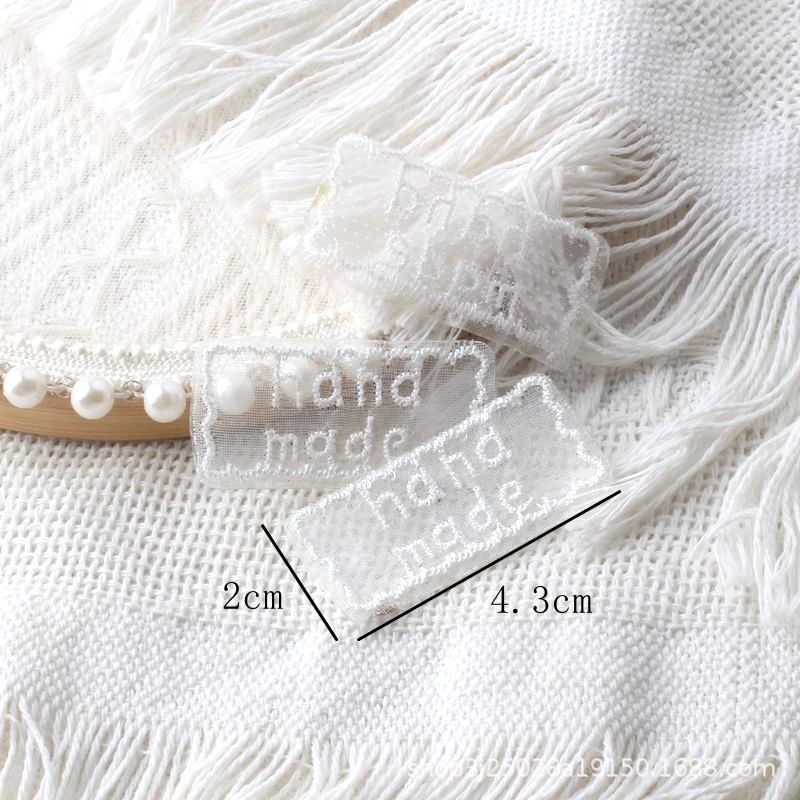 英語のアルファベットリボン刺繍レース布ステッカー織ラベル手作り diy 靴下帽子布ラベル装飾アクセサリー|undefined