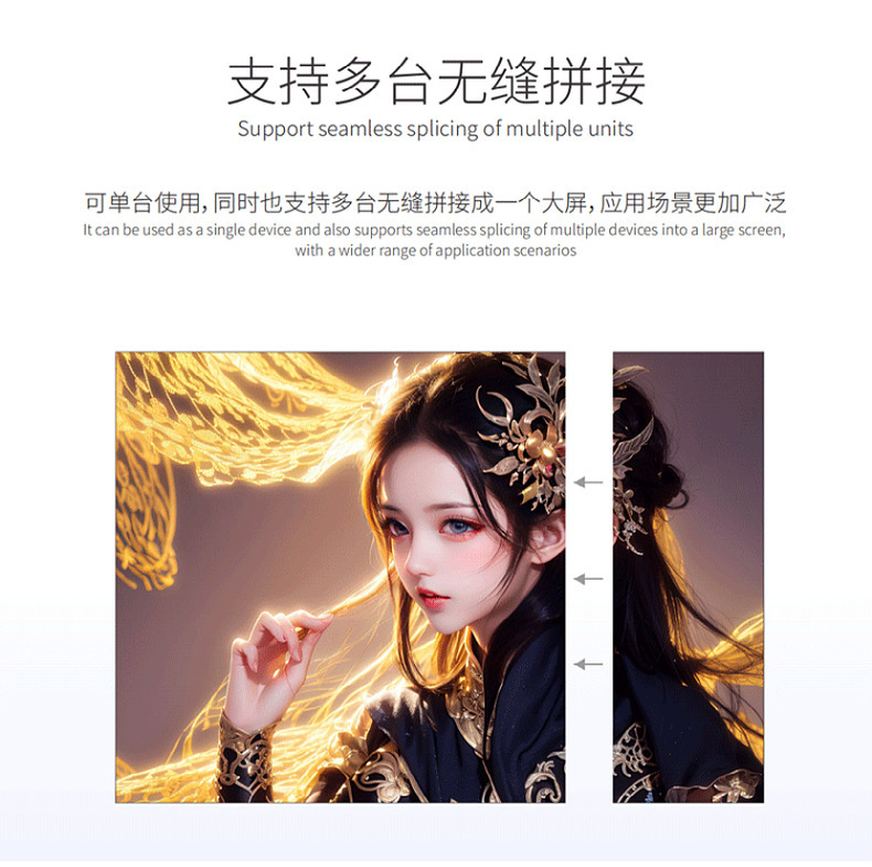 GOB inteligente vertical LED pantalla de cartel de suelo móvil máquina de publicidad electrónica HD pantalla electrónica LED interior a color completo