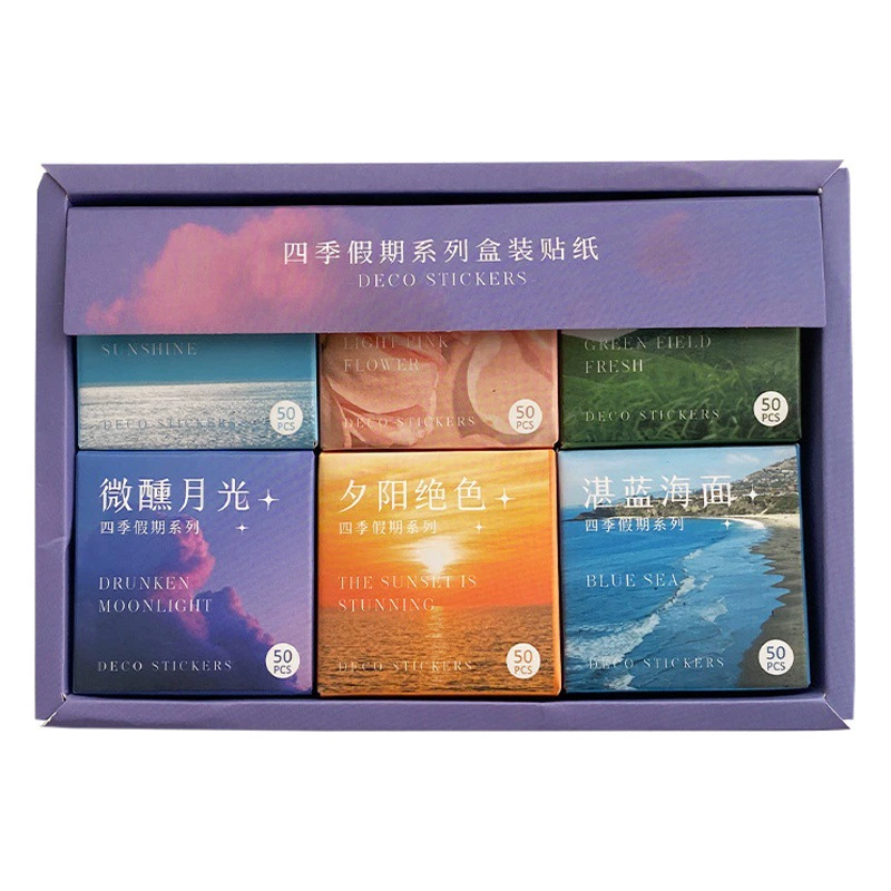 Ранние пенопластовые наклейки в коробке костюм время заметки серия 300 дневник DIY Декоративные наклейки для запечатывания