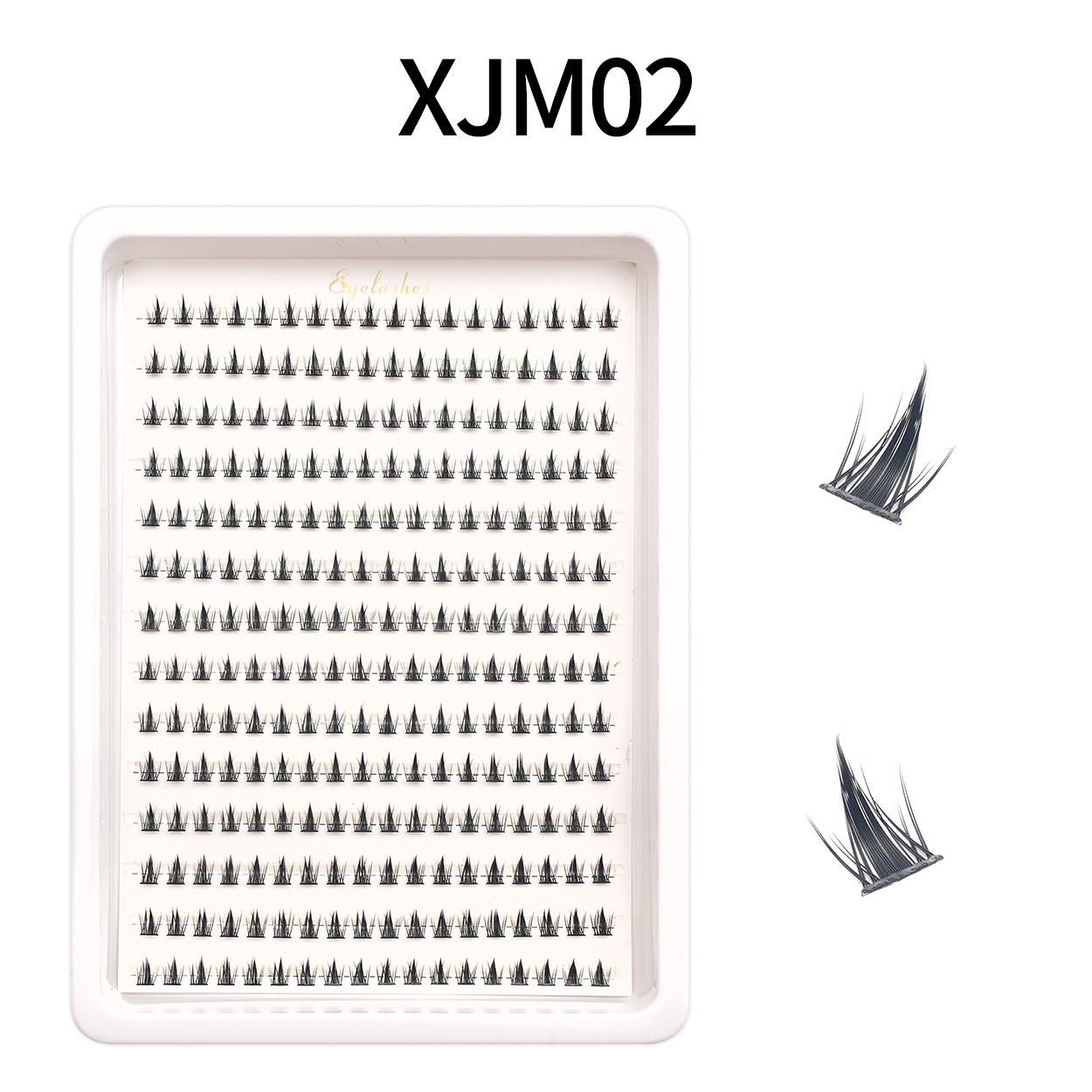 Amazon venta en caliente sobre las pestañas falsas bajo las pestañas combinación de comercio exterior, Europa y América, cabello D-curso DIY ojos pestañas al por mayor