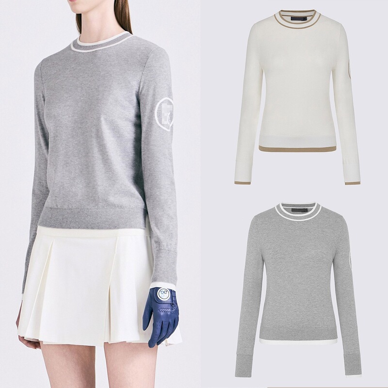 Women's Golf Long-Sleeve Knit Sweater 2026 Autumn/Winter Slim-Fit Golf Sports Top Gfore Alternative Women's Golf Long-Sleeve Knit Sweater 2026 Autumn/Winter Slim-Fit Golf Sports Top Gfore Alternative