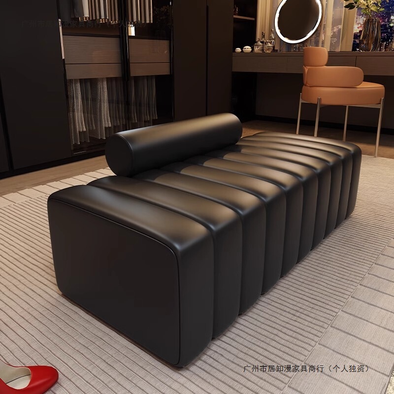 New Shoe-Changing Bench for Entryway, Small Apartment Living Room, Designer Long Sofa Bench, Creative and Unique