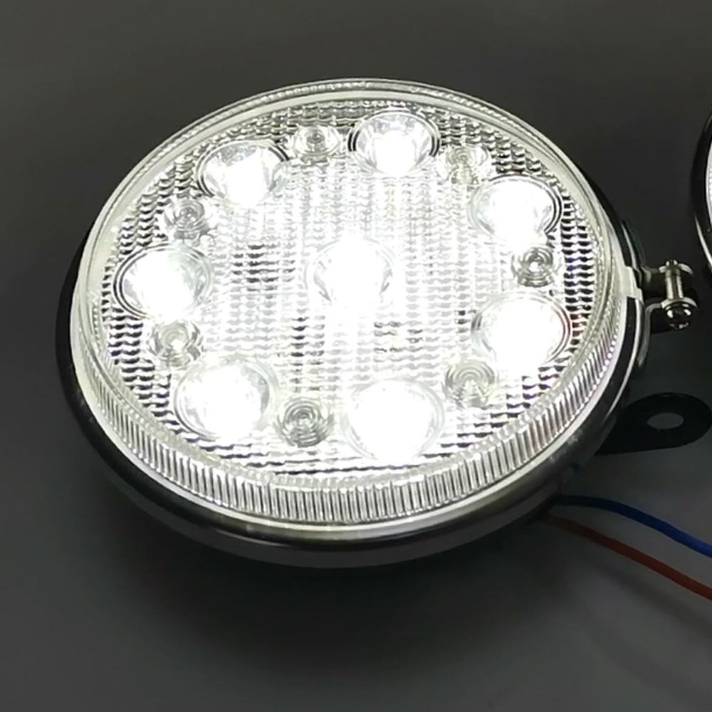 Coche camión LED galvanoplastia luz de trabajo gruesa Shell luz de trabajo 12/24V luz diurna 8led luz de trabajo