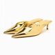 Shallow Mouth Single Shoes Women's 2024 Summer New Back Air Thin Heel Sandals Women's Pointed Gold Metal High Heels Women's Shoes