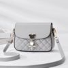 Small bag, advanced capacious high quality shoulder bag, high-quality style, 2023 collection, french style