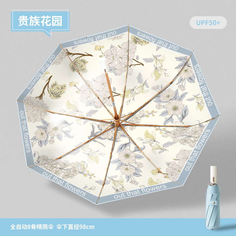 全自动折叠男士雨伞晴雨两用大号抗风双人遮阳防晒太阳伞遮阳伞|undefined