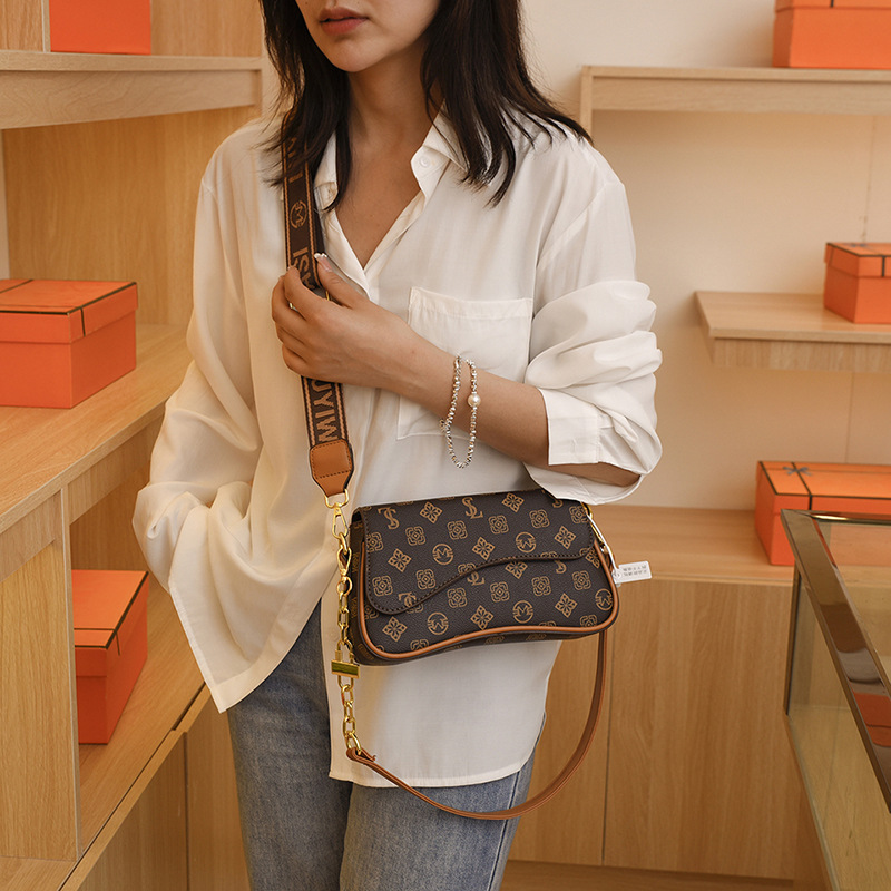 Brand Women's Bag New Fashion Top Quality Printed Small Square Bag Casual and Versatile Classic Crossbody Bag High-end Women's Bags_voghion.com