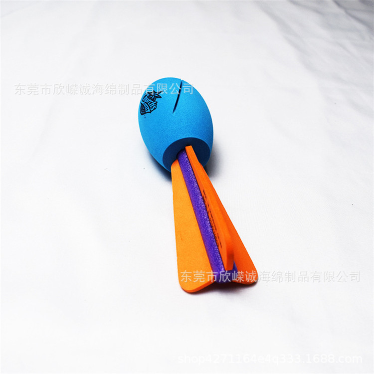 EVA de forma especial tallada de molienda de corte de arco de perforación juguetes educativos para niños EPE burbuja cohete de algodón barril de suministro