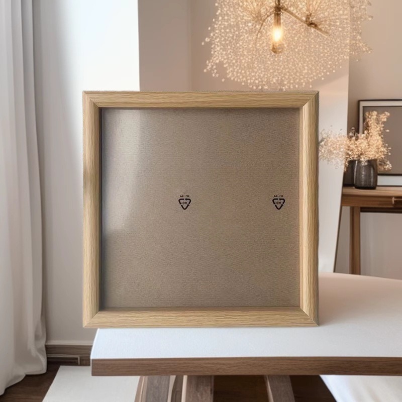 Square 20*20 Picture Frame Display Stand Pearl Painting Frame Herbal Specimen DIY Bamboo Weaving Square Frame 8inch Picture Frame