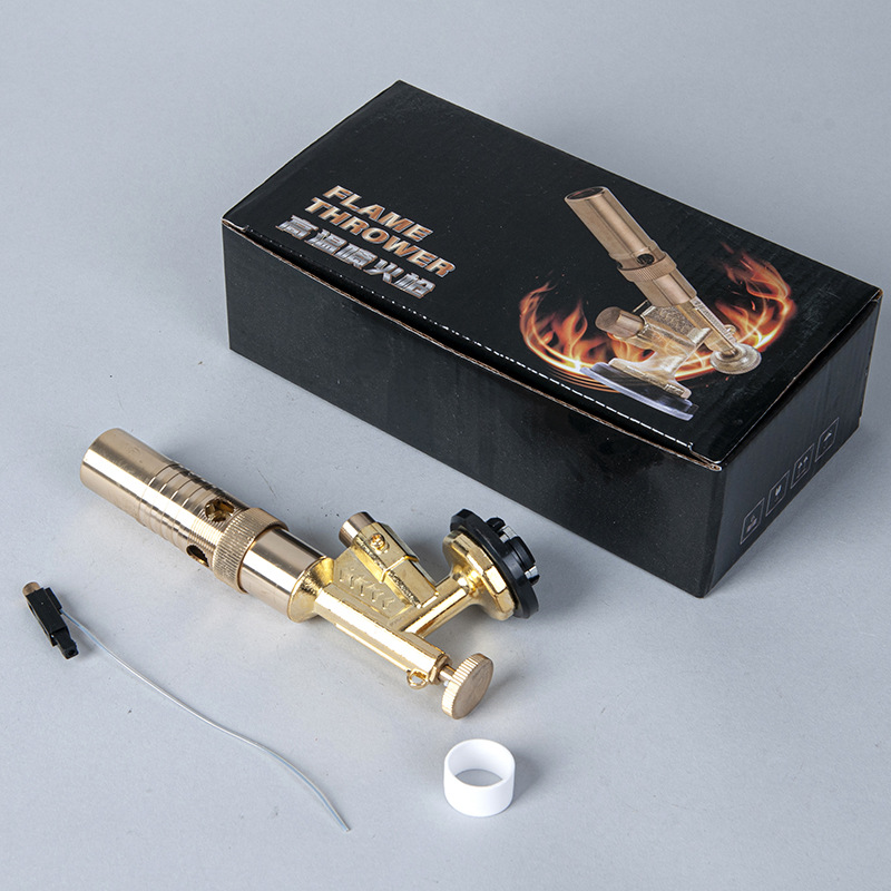 卡式液化氣8804-1噴火槍戶外燒烤點火器丁烷氣便攜式軟硬火供應
