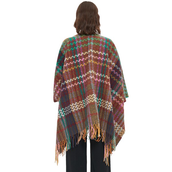 autumn demi-season ethnic cloak