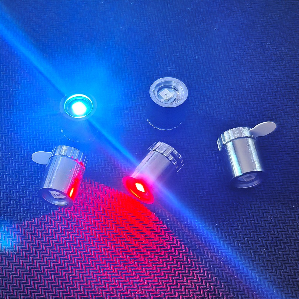 電鍍彩色小燈LED電子燈白光燈兒童diy發光手工配件迷妳裝飾燈配件