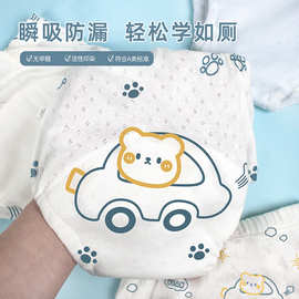 新生儿布尿裤纱布隔尿内裤可洗透气宝宝训练裤防水婴儿如厕练习裤
