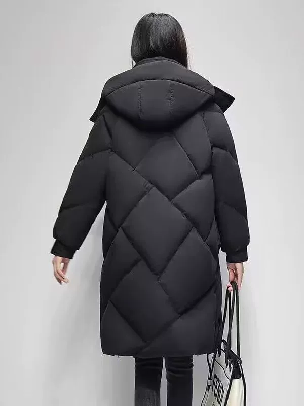 Бренд 1 Тренд длинная пуховик oversize западный стиль, мультицветные варианты
