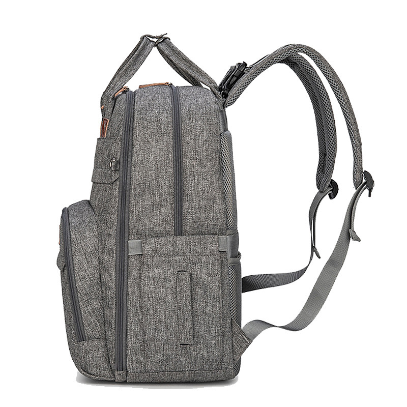 Bolsa de maternidad transfronteriza, gran capacidad, multifuncional, mochila para mamá y bebé, mochila para chupete, bolsa para mamá, correa con amortiguación de aire, ligera.
