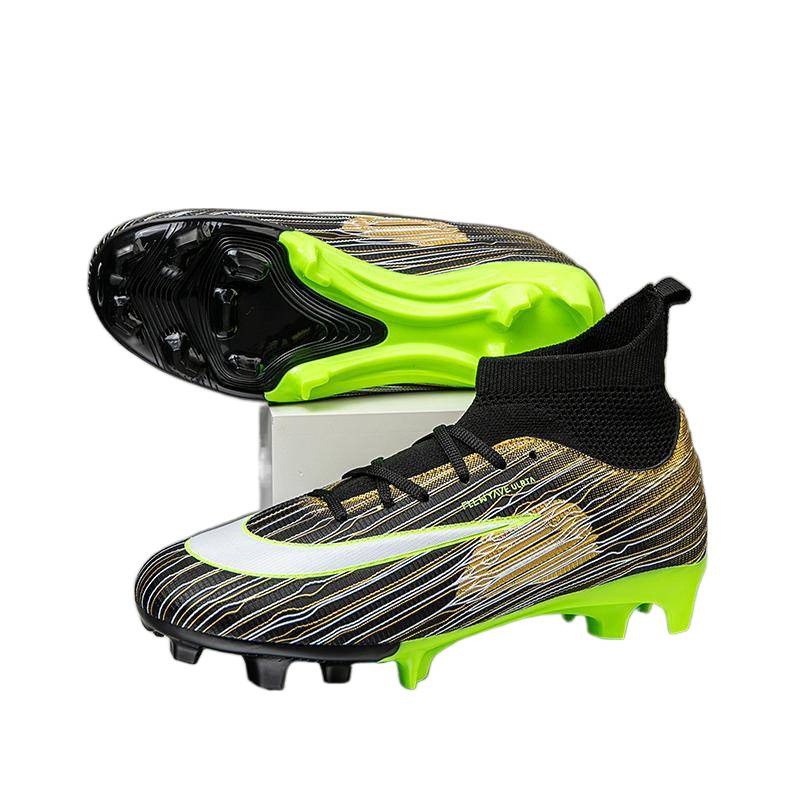 Tacos de Fútbol AG para Niños de Cuero Artificial, Ligero, para Césped Artificial image 5