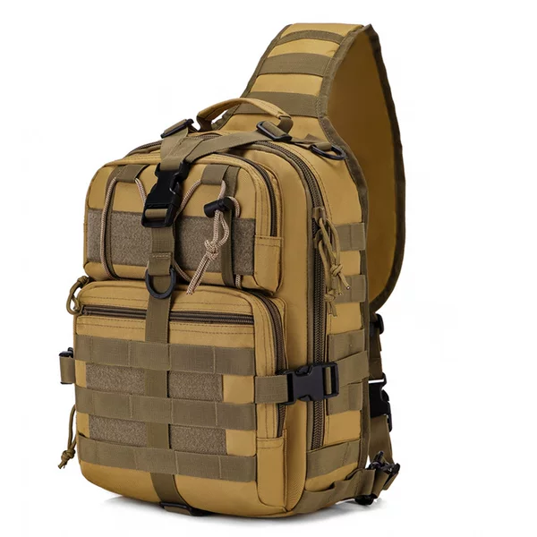 New Sports Outdoor Crossing Bag Hiking Wild Fishing Wear-resistant Water-repellent Oxford Cloth Short-distance Hiking Tactical Bag