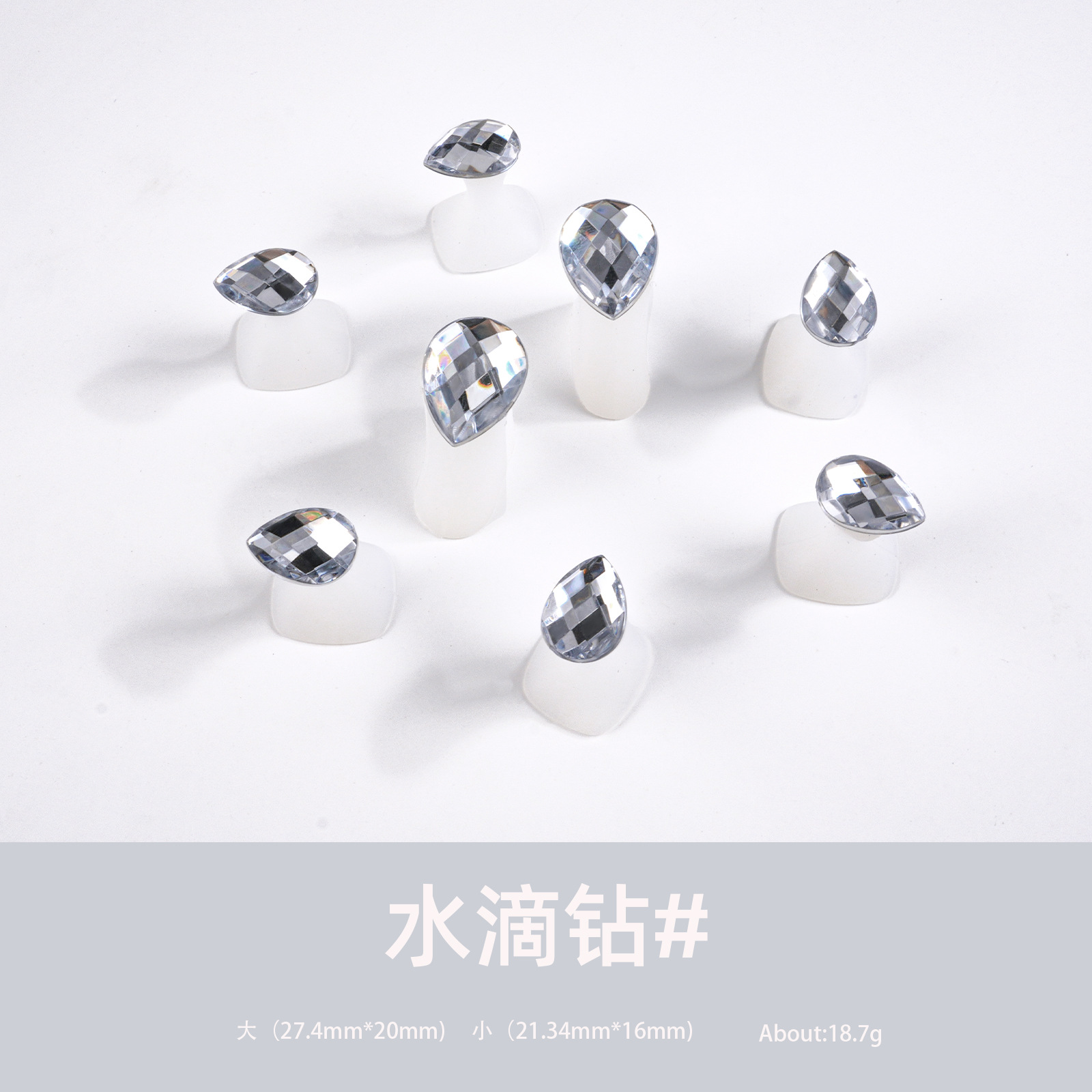 Separador de silicona-Diamante de gota