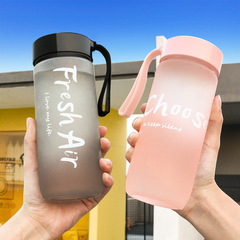 Plastic wholesale sports water bottle, high-quality and stylish, large capacity, suitable for men and women, popular influencer water bottles, student travel cups