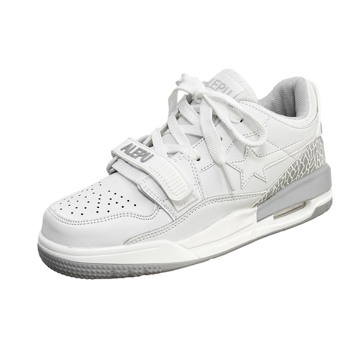 National trend ins male and female student air cushion sneakers chic couple versatile Velcro casual thick-soled sneakers trendy shoes