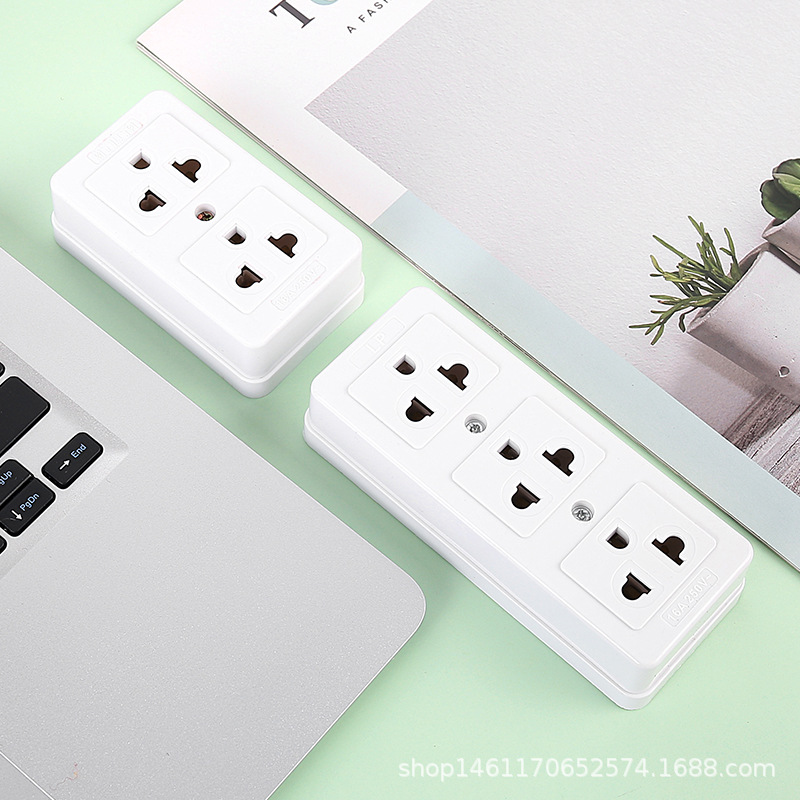 Placa de enchufe de cableado de comercio exterior de Seis hoyos de nueve hoyos enchufe de fila de comercio exterior Placa de enchufe especial de comercio exterior 6 hoyos 9 hoyos