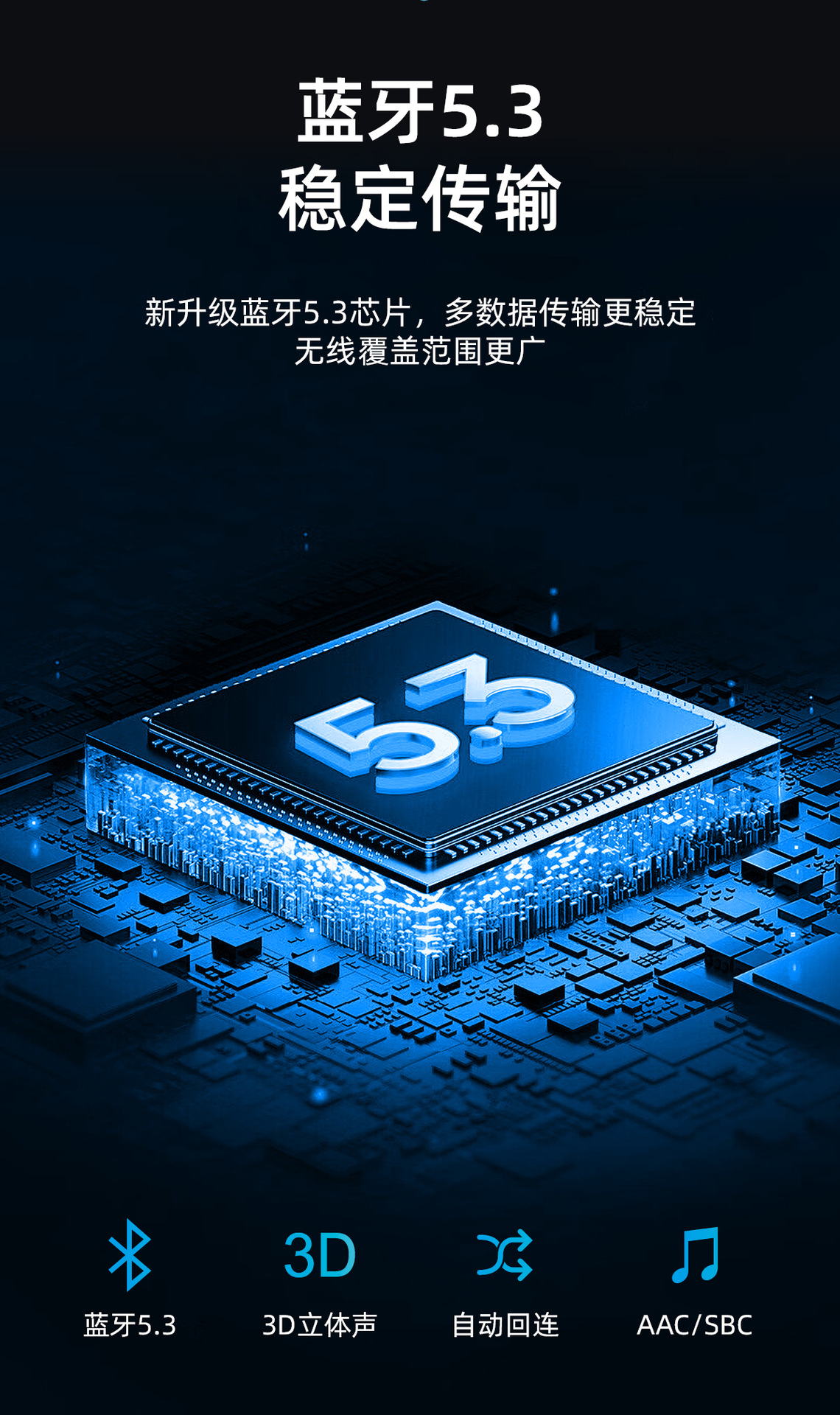 New Fm Bluetooth 5.3 Transmitter and Receiver Car Mp3 Mobile Phone Audio Adapter Car Wireless Bluetooth Audio