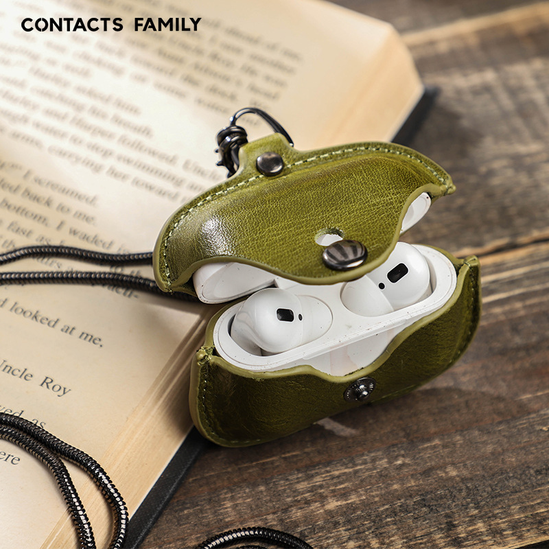 For airpods Pro Headset Leather Apple Third Generation Bluetooth Headset Protective Case Anti-Lost in stock For airpods Pro Headset Leather Apple Third Generation Bluetooth Headset Protective Case Anti-Lost in stock