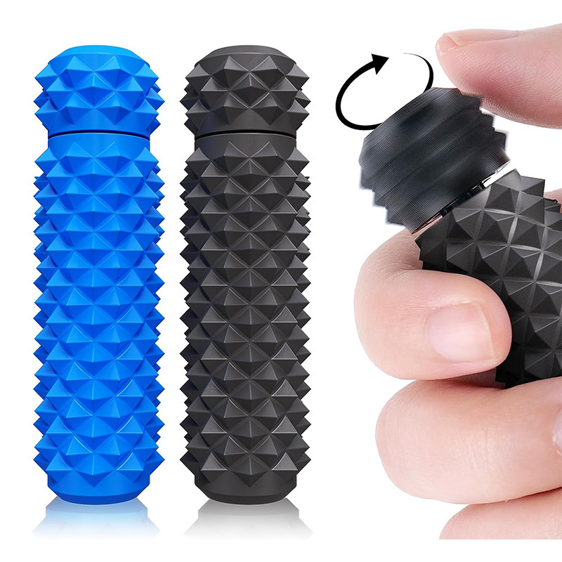 Cross-Border New Product Rotating Muscle Relaxation Professional Mace Massage 3D Printed Oblique Pricking Gripper 3D Printed Decompression