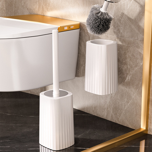Toilet Brush No Dead Angle Toilet Brush Wall-mounted Long-handled Cleaning Brush Wall-mounted Home Bathroom Cleaning Set