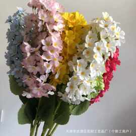 宝塔绣球仿真花秋色婚礼圆锥绣球婚庆婚礼堂插花地排厂家批发跨境