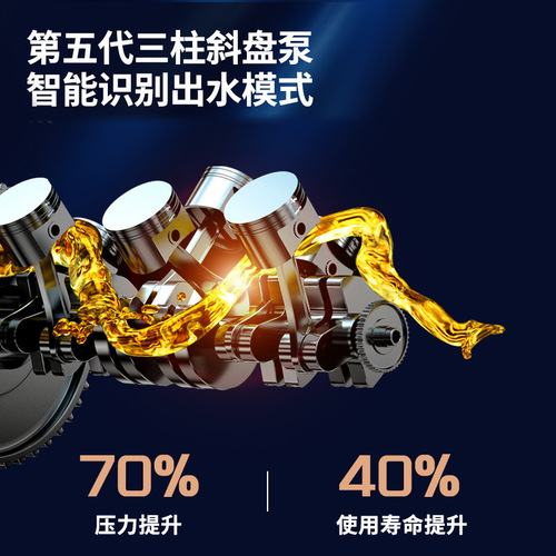 Brushless lithium battery car wash water gun household portable cleaning machine high power water pump garden watering wireless car washing machine