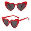 Trend sunglasses, fashionable glasses heart-shaped solar-powered, wholesale