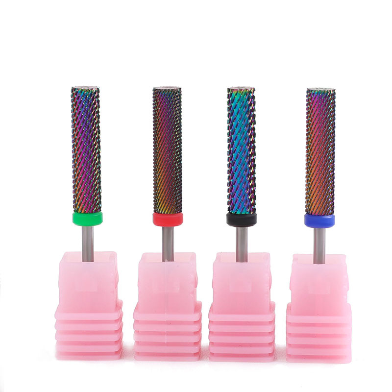 Cabeza de molienda de uñas de acero de tungsteno Cabeza de molienda de diamante Pre-tratamiento de uñas de molienda de corte para eliminar la piel muerta Cabeza de molienda de uñas