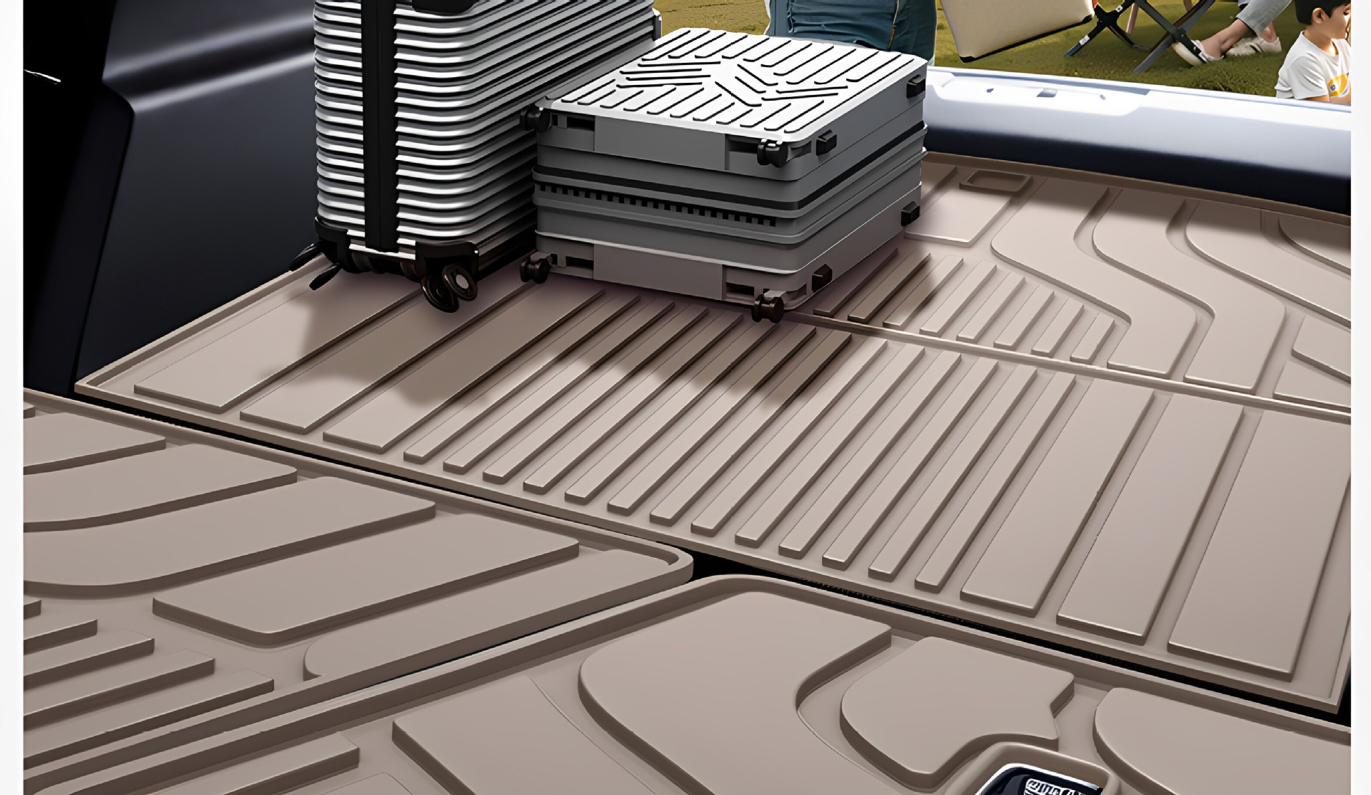 Suitable for the Li Auto i9, this TPE trunk mat is a 2026 new model, and it's a comprehensive collection of interior modification and decorative accessories, including floor mats