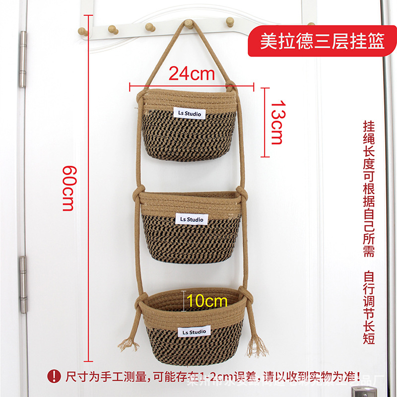 Cesta colgante de tres capas Maillard