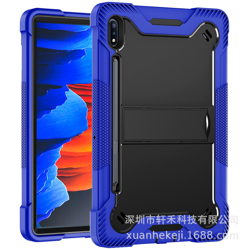 Applicable Tab S7 tablet protective case universal tabS6 A7 A8 drop-resistant robot bracket protective case